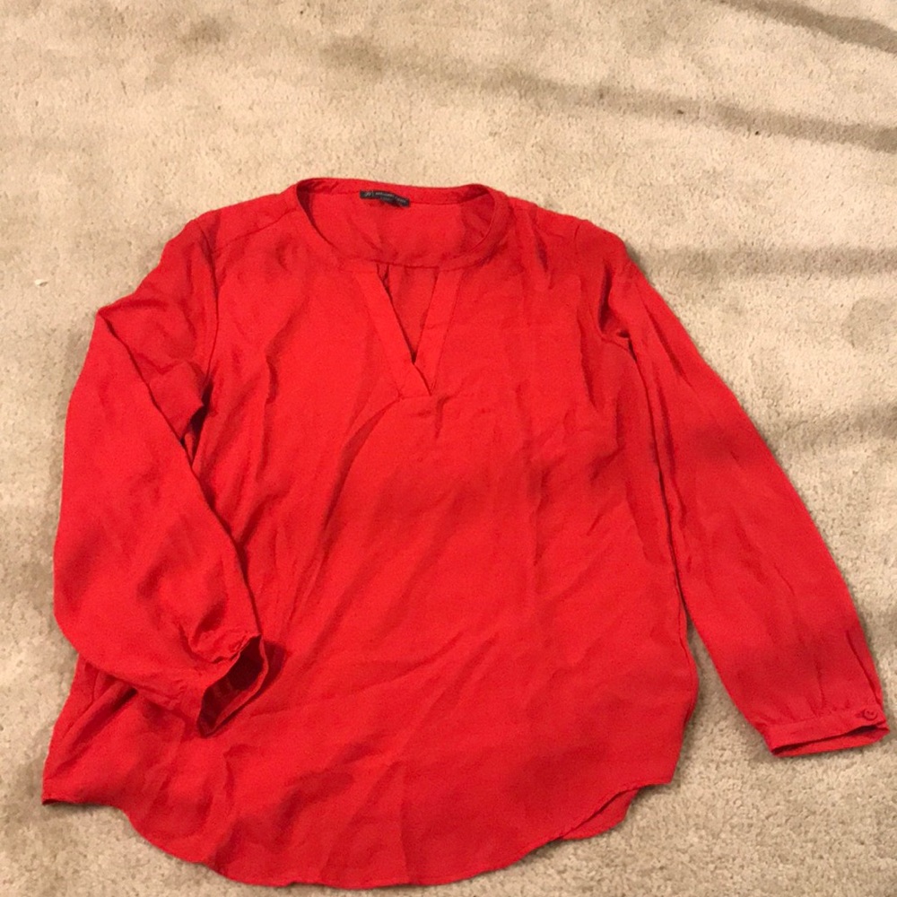 Adrianna Papell long sleeve blouse